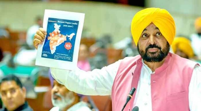 Punjab Assembly Passes Censure Motion on Paper Leaks, Bhagwant Mann Raises Voice for Gen Z CM Mann in Punjab Assembly