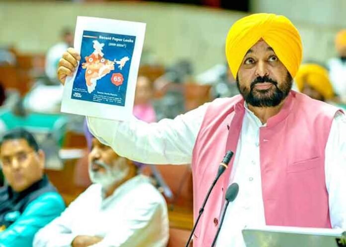 CM Mann in Punjab Assembly