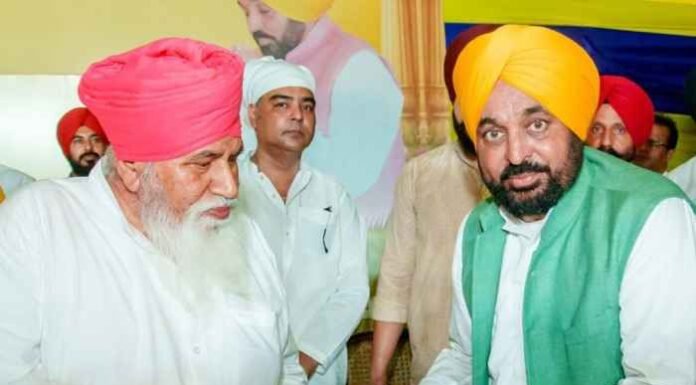 CM Bhagwant Mann lays foundation stone of Sri Guru Ravidass Ji Bani Adhyayan Centre in Jalandhar