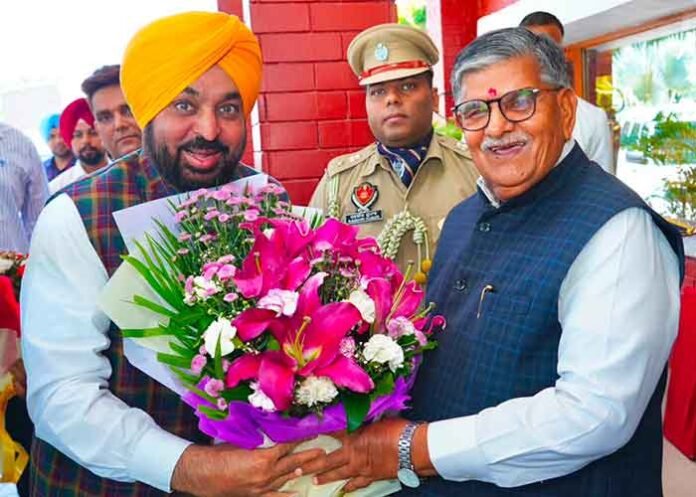 CM Mann meets Gulab Chand Kataria