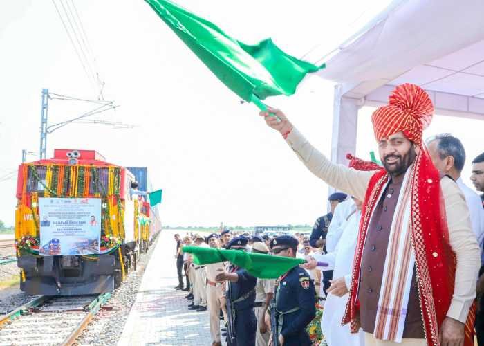 Freight train to usher new economic momentum in Haryana: CM Saini