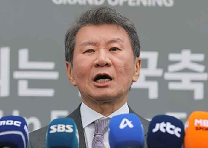 Chung Mong-gyu president Korea Football Association