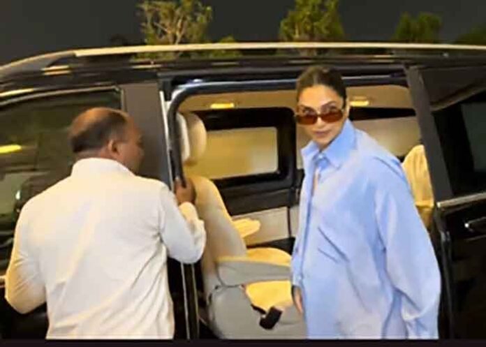 Deepika Padukone hides baby bump under baggy clothes
