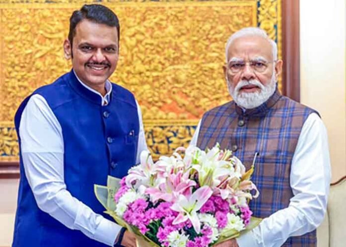 Devendra Fadnavis and PM Modi