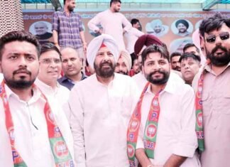 BJP Gets Major Boost in Punjab as Large Number of Youths Join Party in Mohali Dhillon welcomes youths joining the party