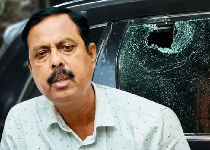 Ex-MLA Arabul Islam car was allegedly attacked