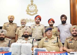 Ferozepur Police Arrest Drug Smuggler, Recover 3.54 Kg Heroin and Firearms Ferozepur CIA arrests alleged drug smuggler