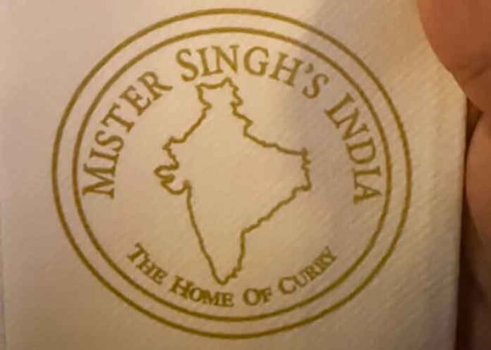 Glasgow restaurant Mister Singh India
