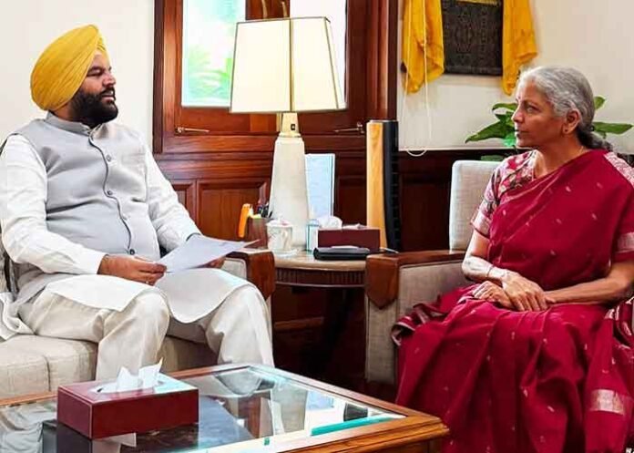 Gurjeet Aujla urges Nirmala Sitharaman