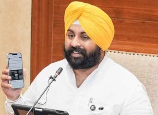 Harjot Bains Accuses BJP of Circulating 2018 Video to Misrepresent Punjab Govt School’s Current Condition Harjot Bains Accuses BJP