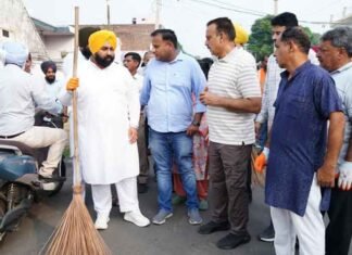 Punjab Launches 10-Day Statewide Cleanliness Drive from Nangal to Eliminate Garbage Vulnerable Points Harjot Bains Punjab cleanliness drive