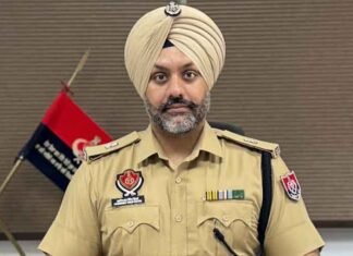 Harsimrat Singh Chetra as SP Headquarters in Rupnagar
