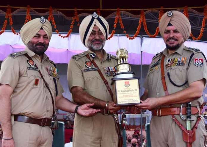 IGP Rajpal Singh Sandhu Takes Salute at Farewell Parade
