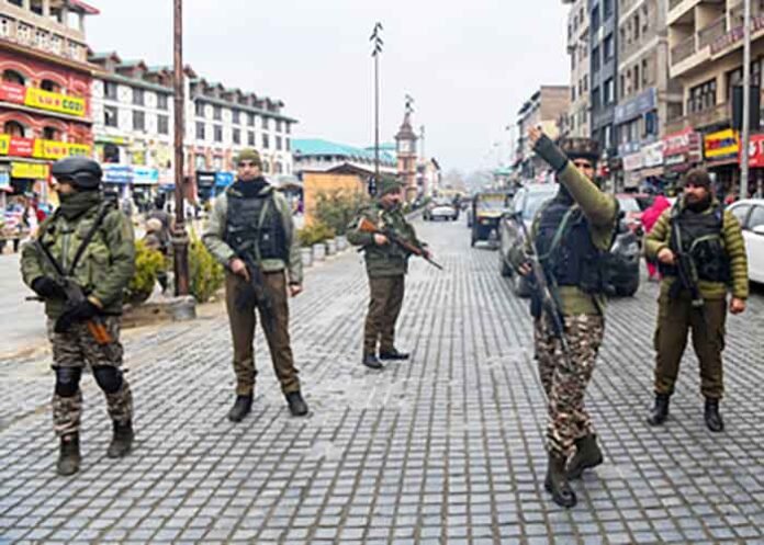 Indian Army Security Force in Kashmir