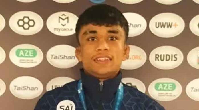 Aaryan Wins Silver, Prathamesh and Arush Secure Bronze at U17 World Wrestling Championships Indian freestyle wrestler Aaryan