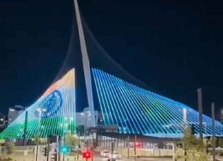 India-Israel Friendship Shines as Jerusalem’s Chords Bridge Lights Up in Tricolour India–Israel friendship shines Jerusalem Chords Bridge glows in tricolour