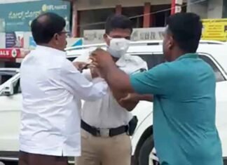 JD(S) Leader Manjunath C. Arrested for Alleged Assault on Traffic Cop in Bengaluru JDS leader Manjunath C arrested for assaulting traffic cop