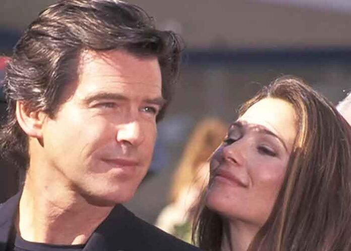 Keely Shaye with Pierce Brosnan