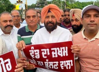 Partition’s Pain Can Never Be Forgotten: Punjab BJP Chief Kewal Dhillon Leads Silent March in Jalandhar Kewal Dhillon Leads Silent March