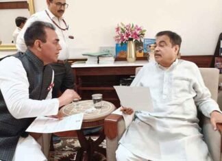 MP Chabbewal Meets Gadkari, Seeks Early Re-awarding of Ghuman–Sri Hargobindpur–Tanda Four-Laning Project MP Raj Kumar Chabbewal urges Nitin Gadkari