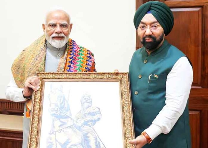 MP Vikramjit Sahney meets PM Modi