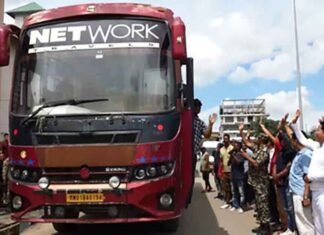Manipur-Assam-Nagaland Bus Service Resumes After More Than Three Years Manipur-Assam-Nagaland bus service resumes