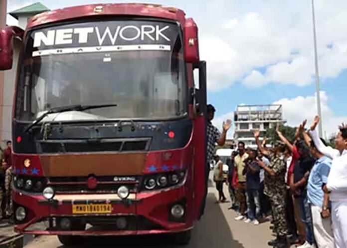 Manipur-Assam-Nagaland bus service resumes
