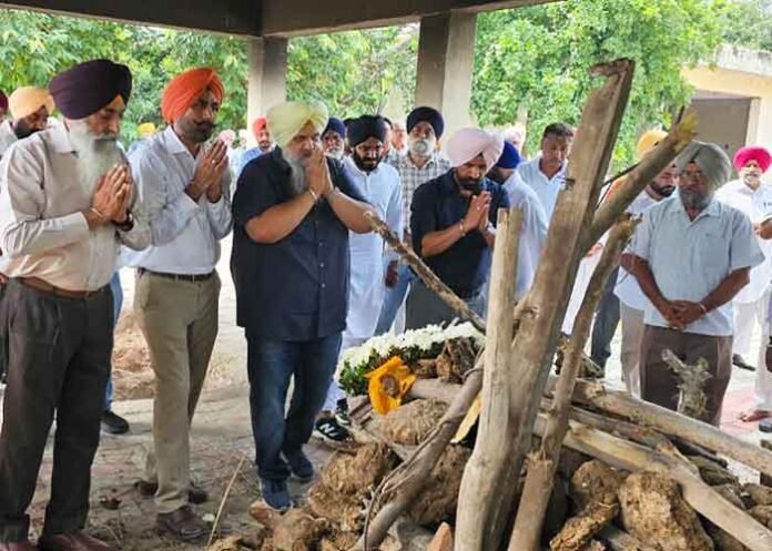 Manjit Singh Manauli Cremated