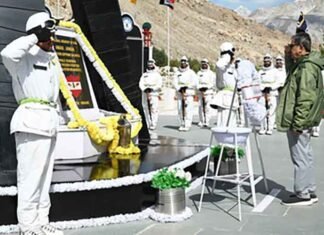 NITI Aayog Vice Chairman Ashok K. Lahiri Visits Siachen Base Camp, Reviews Ladakh’s Strategic Development NITI Aayog Vice Chairman Ashok K Lahiri visits Siachen Base Camp