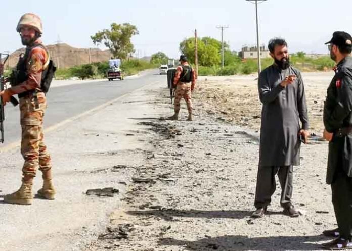 Pakistani forces bombing in Balochistan
