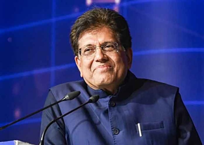 Piyush Goyal on mic said