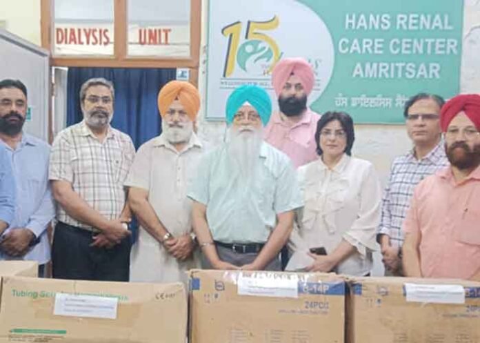 Sarbat Da Bhala Trust donates 48 dialysis kits