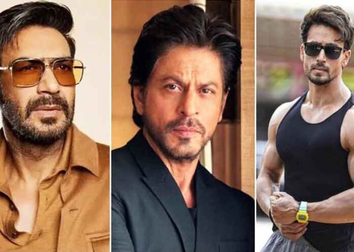 Shah Rukh Khan Ajay Devgn Tiger Shroff
