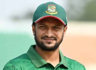Petrol Bomb Hurled at Shakib Al Hasan’s Ancestral Home After Virtual Appearance with Sheikh Hasina Shakib Al Hasan Bangladesh Cricketer