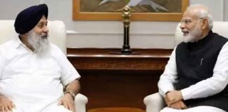 Sukhbir Singh Badal met PM Modi