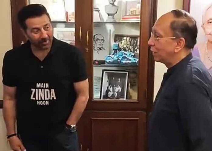 Sunny Deol with Sugata Bose