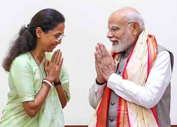 Supriya Sule meets PM Modi