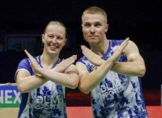 Badminton WC: Take champagne and gulp it; that’s Gicquel-Delrue’s way to celebrate historic gold
