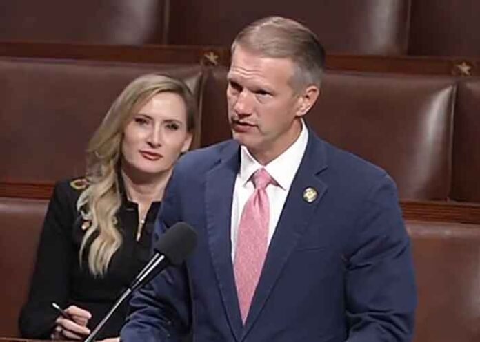 US Congressman Riley Moore in Parliament