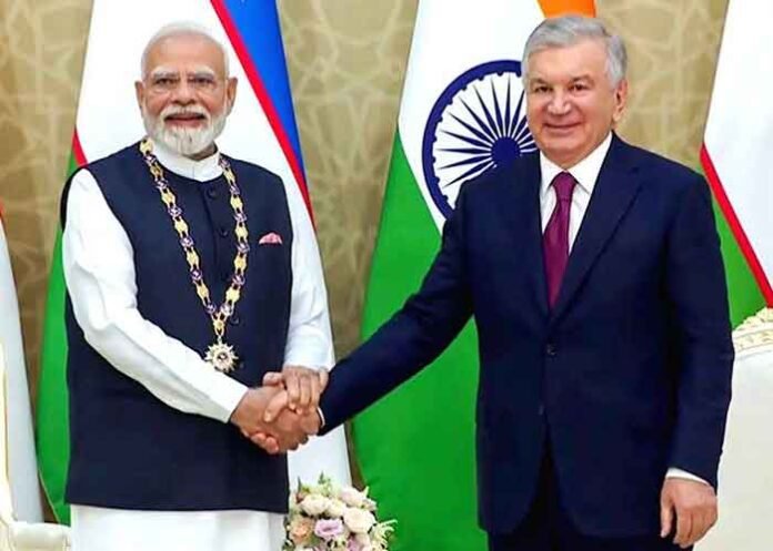 Uzbekistan Honours PM Modi With Oliy Darajali Dostlik Order