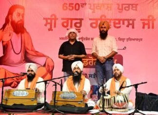 500 drones showcase Sri Guru Ravidas Ji’s teachings at Hoshiarpur stadium