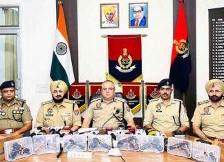 Amritsar Police Bust Illegal Arms Supply Network, Arrest Two with Eight Pistols and 103 Cartridges Amritsar Police arrests two