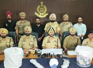 Woman, Husband and Brother Arrested in Amritsar With 10 Kg Heroin, Two AK Rifles Amritsar Rural Police arrest