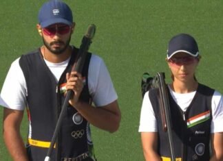 Anantjeet Singh Naruka-Parinaaz Dhaliwal Win India’s First Skeet Mixed Team Medal at Asian Games