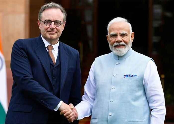Belgian PM Bart De Wever with Modi