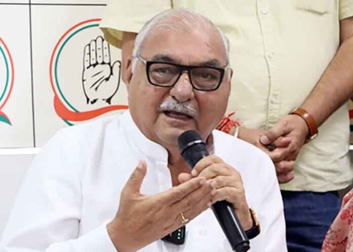Bhupinder-Hooda on mic