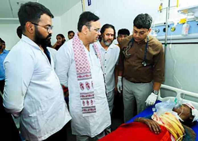 CM Bhajanlal visits hospital