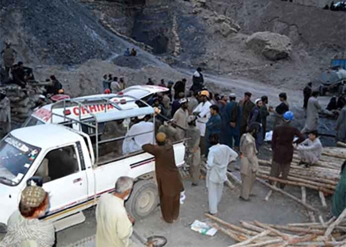 Coal mine explosion in Pakistan