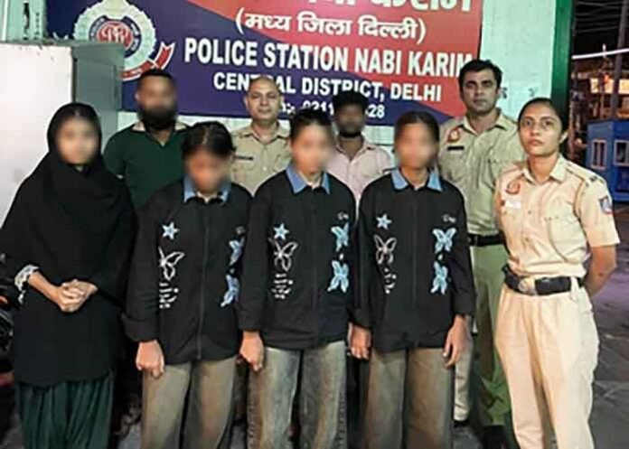 Delhi Police found Three girls including two minors from Haridwar
