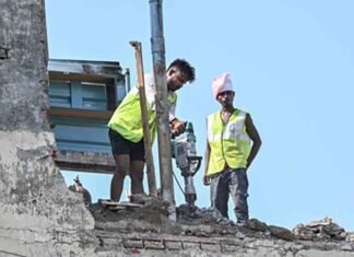 Delhi: Under-Construction Building Collapses in Alipur, All Workers Safe, No Casualties Reported Delhi Under-construction building collapses in Alipur